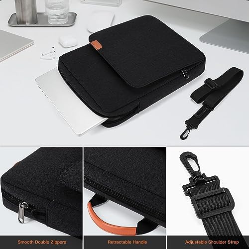 iKammo 13 inch tablet sleeve highlighting the water resistant canvas fabric surface.
