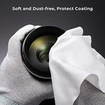 Professional photography gear layout with K&F Concept lens hood