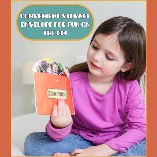 Jeanie Bean cultural exploration toys including the illustrated globe felt storage envelope
