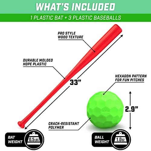 Child playing with GoSports LotBall backyard baseball set outdoors