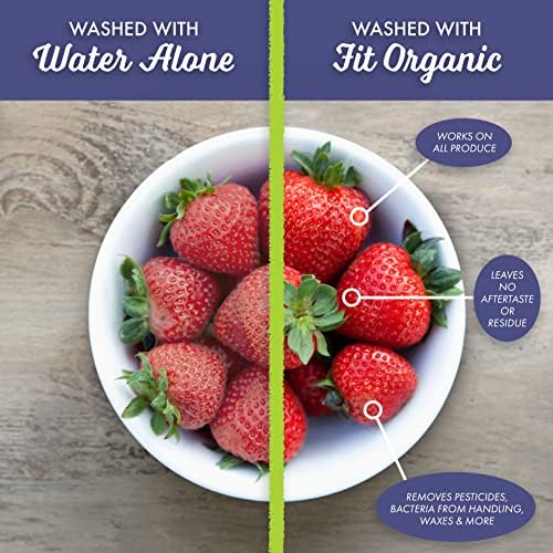 Fit Organic fruit and vegetable wash in a kitchen setting