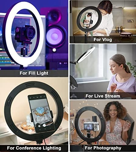 Acetaken streaming light accessory demonstrating three hundred and sixty degree ball head rotation