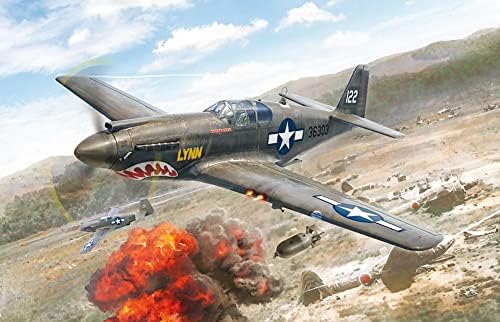 Italeri North American fighter aircraft plastic sprues and grey modeling components.