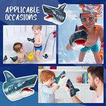 Lewtemi shark hand puppets for bath time entertainment