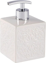 Wenko Cordoba Blue-Dispenser for Liquid soap, Ceramic, 8.5 x 8.5 x 13 cm - Image 9