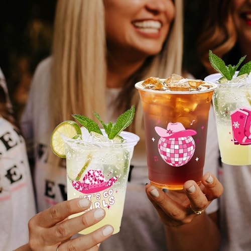 100 piece cowgirl party cup set for birthdays