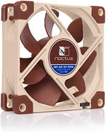 Noctua NF-A8 premium fan packaging contents including anti-vibration mounts and installation screws