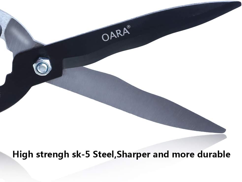 Close up view of carbon steel cutting blades with Teflon coating