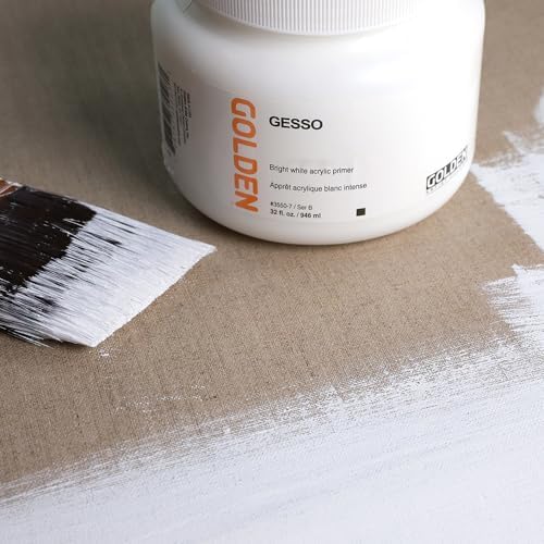 Golden Gesso bright White Acrylic Primer 237 ML - Image 3