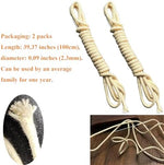 Durable and odorless kerosene lighter consumable wick replacement with long needle threader.