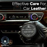 Whites Pearl non-greasy leather cleaner and conditioner for luxury handbags.