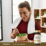 Piping Rock bee pollen 60 caplets packaging showing clear usage instructions and warnings