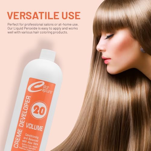 Hair salon essential 20 volume liquid peroxide developer