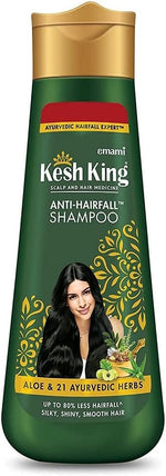 Kesh King shampoo bottle ready for daily hair care