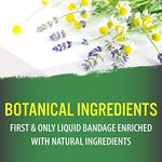 Alcohol free sting free liquid bandage formula for sensitive skin protection.