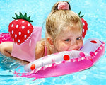 Side profile of Penta Angel inflatable water wings for kids
