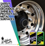Silicone free car and motorcycle chrome polishing liquids pack
