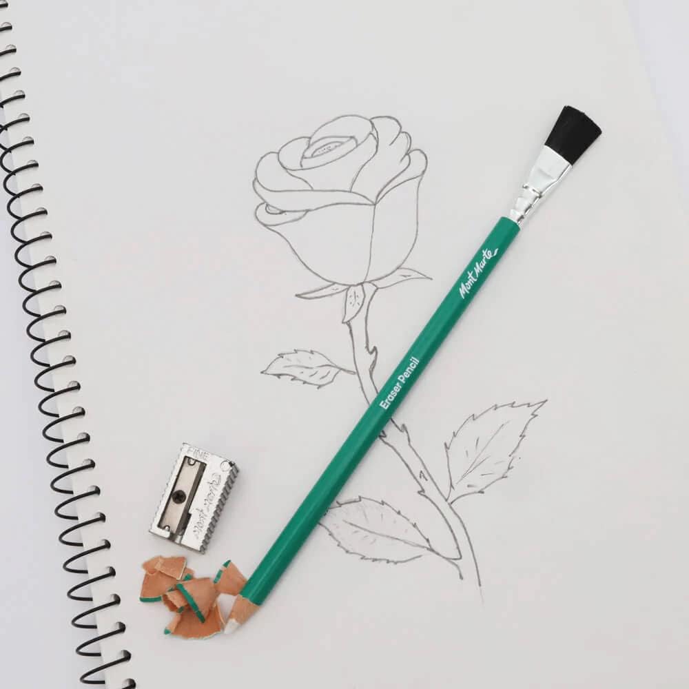 Mont Marte artist eraser pencil close up