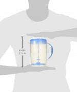 Dr. Brown's formula mixing pitcher pouring spout and lid close up