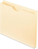Pendaflex file jackets thumb cut front detail