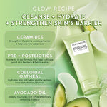 Close up of Glow Recipe Avocado Ceramide cleanser tube for dry skin