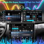 Nhopeew touchscreen receiver displaying android auto interface with music player and maps active