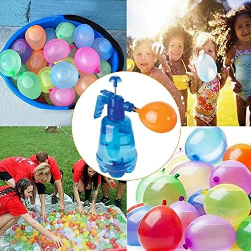 Assorted pack of six hundred pieces uninflated biodegradable latex water bombs