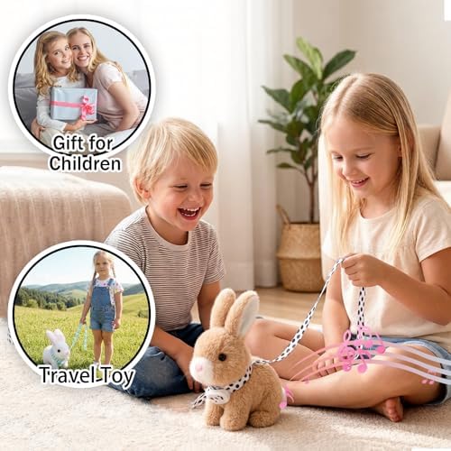 Sprstar Easter Bunny Toy in lifestyle setting for toddlers