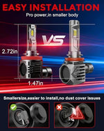 Dual light kit display highlighting the durable construction and specialized thermal dissipation components of the upgrade set.