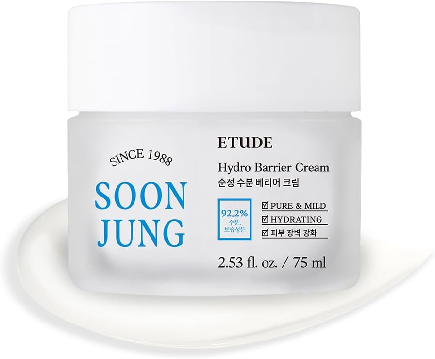 Close up of the soothing gel texture of the ETUDE SoonJung moisturizer for sensitive skin.