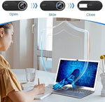 Toojcc camera cover slide pack being applied to a tablet screen bezel