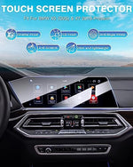 Close up view of anti-fingerprint finish on BMW navigation screen