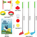 Liberry kids golf set with practice balls and putting hole