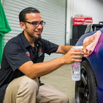 Chemical Guys clear bra and paint protection film quick detailer showing back label instructions and product details
