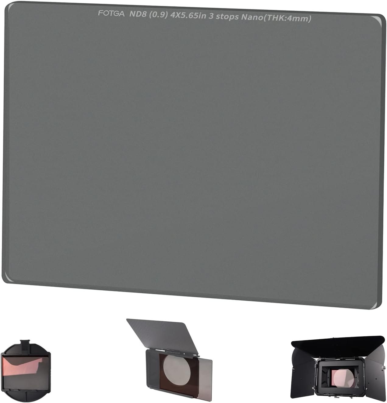 Foeasy Foto4easy 4x5.65 ND Filter front view cinematic optical glass