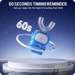 RexCodar kids toothbrush packaging showing 60 second smart timer feature