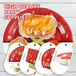 Full 96-piece party tableware set for kids birthday
