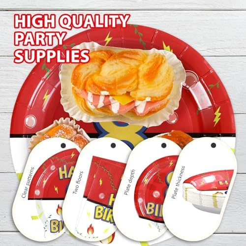 Full 96-piece party tableware set for kids birthday