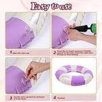 Vibrant colored swimming ring tubes for adults and teens