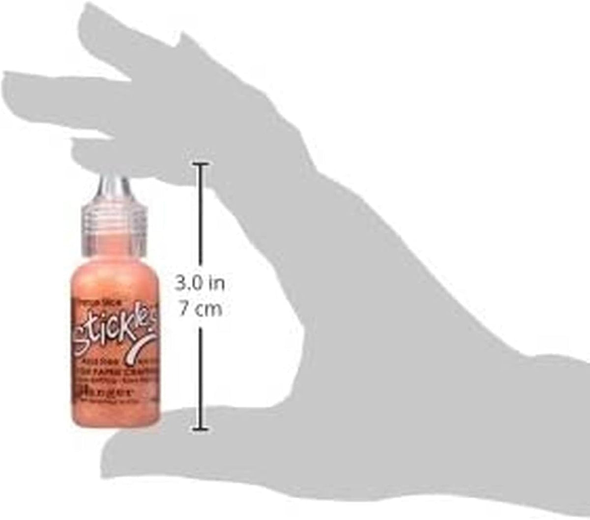 Ranger Stickles Glitter Glue bottle showing fine tip applicator