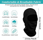 Tarpop balaclava mask worn by person for UV protection