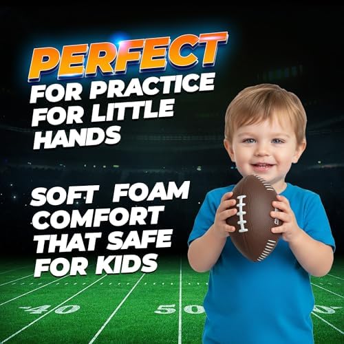 Authentic PlayBolt imported foam football packaging view for kids gifting
