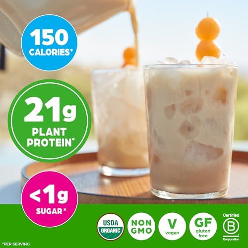 Orgain protein powder tub size comparison 2.03 pound