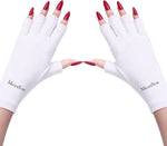MelodySusie Premium Fingerless Protection UV Gloves for Gel Manicures - Image 11