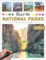 Paint the National Parks: A Watercolor Journey - Includes traceable templates and video tutorials - Image 2