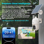 SOVMIKU twoK resolution camera highlighting the built in spotlights for color night vision functionality