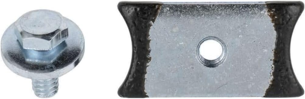 OER Door Window Stop 152733 front view showing die stamped steel construction for 1970-1981 Camaro