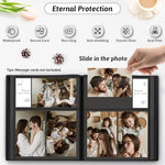 Popotop 300 pockets photo storage book showcasing vertical and horizontal picture layout