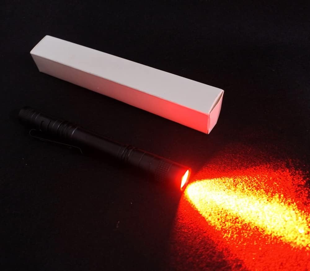 Wondsunson red LED flashlight tail switch detail