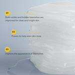Niacinamide and vitamin tree water infused toning pads product packaging details